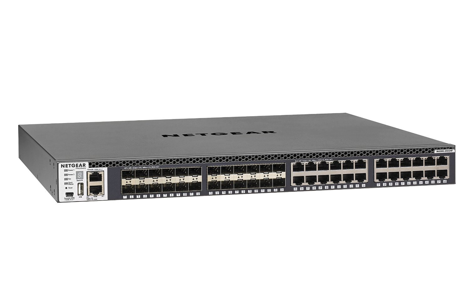 Amazon.co.jp: 【正規品】ネットギア NETGEAR M4300-24X24F 10GBASE-T